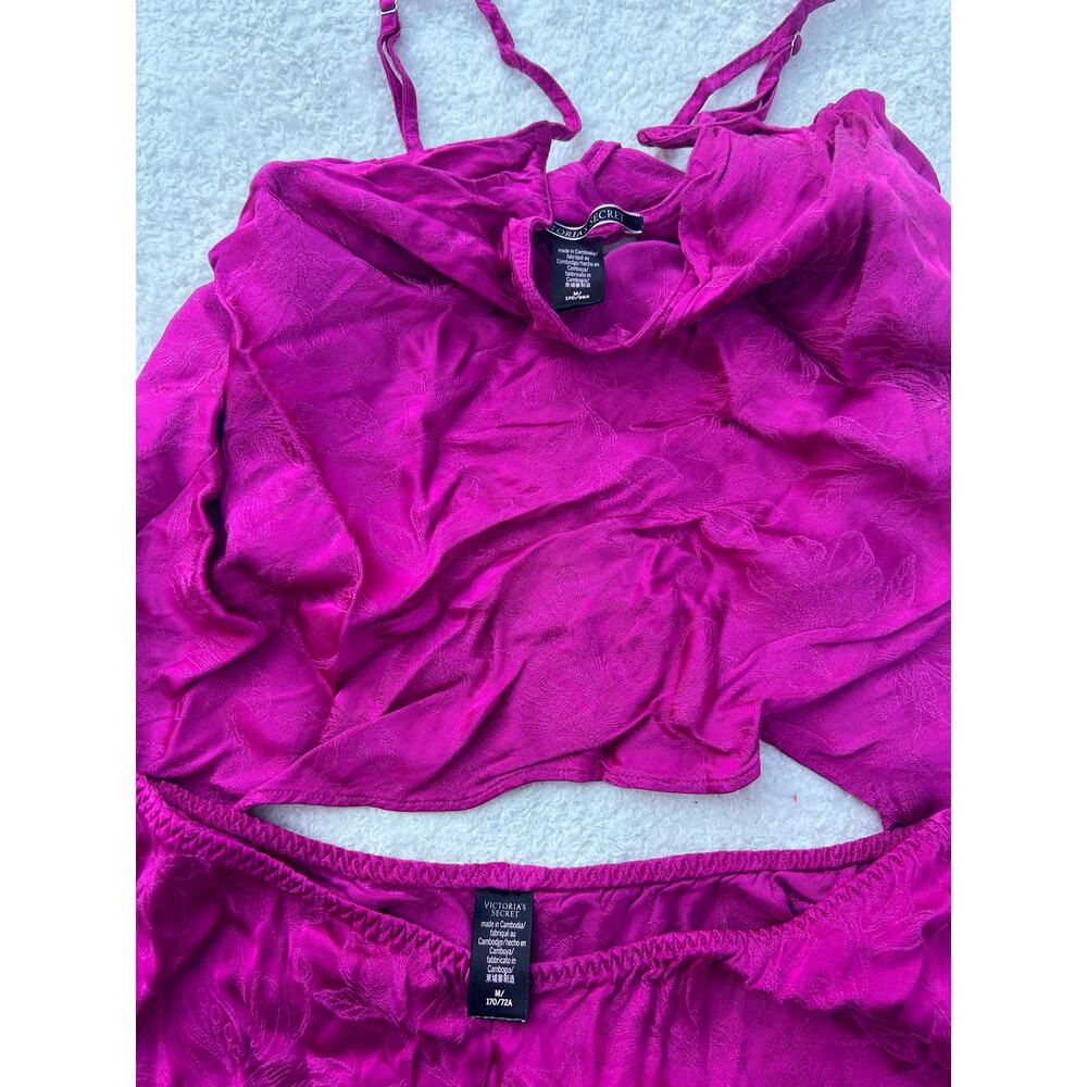 Victoria's Secret Satin 3 Piece Set (Tank Top,Bottoms & Robe) - Picture 3 of 8